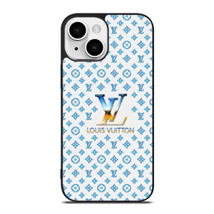 LOUIS VUITTON LV BLUE PATERN ICON LOGO iPhone 13 Mini Case Cover