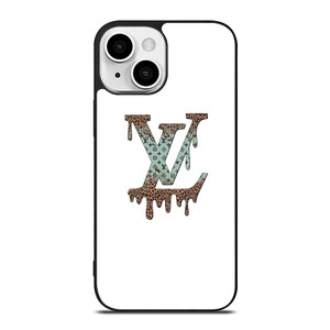 LOUIS VUITTON LV MELTING LOGO PATTERN iPhone 13 Mini Case Cover