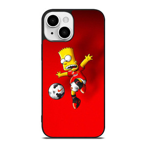 MANCHESTER UNITED BART SIMPSON iPhone 13 Mini Case Cover