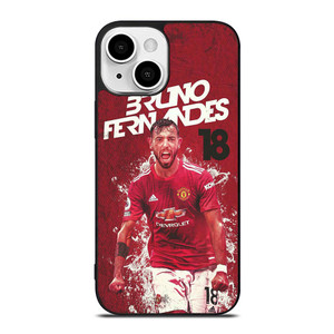 MANCHESTER UNITED BRUNO FERNANDES iPhone 13 Mini Case Cover