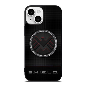 MARVEL AGENTS OF SHIELD LOGO METAL iPhone 13 Mini Case Cover