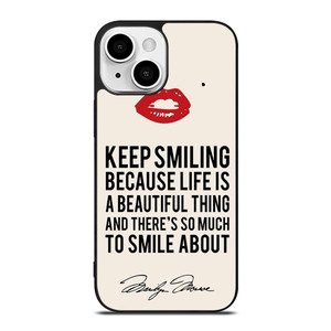 MARYLIN MONROE QUOTES iPhone 13 Mini Case Cover