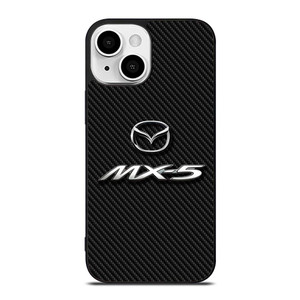 MAZDA MX 5 LOGO CARBON iPhone 13 Mini Case Cover