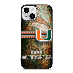 MIAMI HURRICANES LOGO NFL iPhone 13 Mini Case Cover