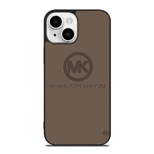 MICHAEL KORS NEW YORK LOGO BROWN iPhone 13 Mini Case Cover
