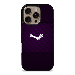 STEAM GAME PURPLE ICON iPhone 16 Pro Case Cover STEAM GAME PURPLE ICON iPhone 16 Pro Case Cover