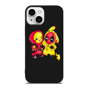 PIKACHU POKEMON AND DEADPOOL iPhone 13 Mini Case Cover