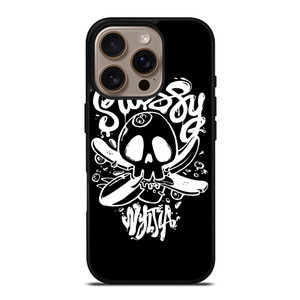STUSSY SKULL LOGO iPhone 16 Pro Case Cover