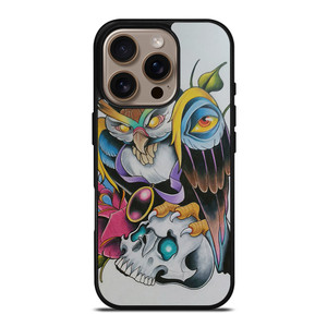 SUGAR SCHOOL OWL TATTOO iPhone 16 Pro Case Cover SUGAR SCHOOL OWL TATTOO iPhone 16 Pro Case Cover