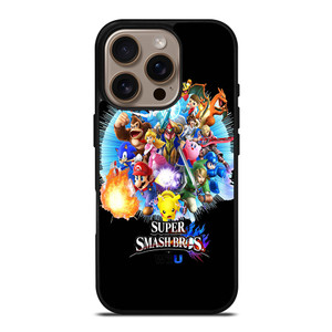 SUPER SMASH BROS WIIU iPhone 16 Pro Case Cover SUPER SMASH BROS WIIU iPhone 16 Pro Case Cover