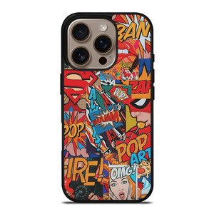 SUPERHERO DC MARVEL POP ART iPhone 16 Pro Case Cover SUPERHERO DC MARVEL POP ART iPhone 16 Pro Case Cover