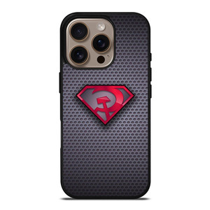 SUPERMAN RED SON LOGO CARBON iPhone 16 Pro Case Cover SUPERMAN RED SON LOGO CARBON iPhone 16 Pro Case Cover
