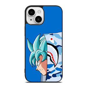 SON GOKU BAPE DRAGON BALL SAIYAN BLUE iPhone 13 Mini Case Cover
