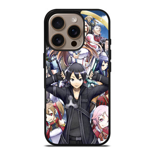 SWORD ART ONLINE CHARACTERS iPhone 16 Pro Case Cover SWORD ART ONLINE CHARACTERS iPhone 16 Pro Case Cover