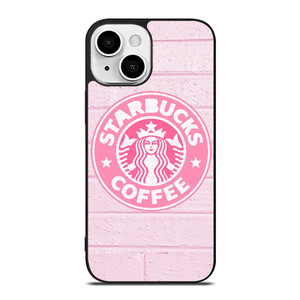 STARBUCKS COFFEE PINK WALL iPhone 13 Mini Case Cover