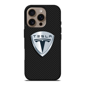 TESLA MOTORS EMBLEM CARBON iPhone 16 Pro Case Cover TESLA MOTORS EMBLEM CARBON iPhone 16 Pro Case Cover