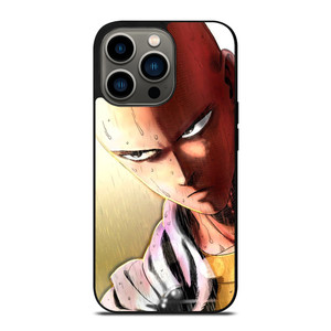 ANIME ONE PUNCH MAN SAITAMA FURIOUS iPhone 13 Pro Case Cover