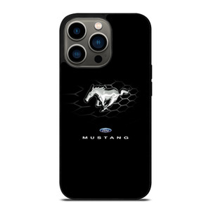 FORD MUSTANG LOGO BLACK iPhone 13 Pro Case Cover