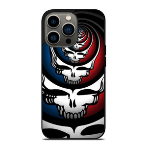 GRATEFUL DEAD SKULL LOGO ART iPhone 13 Pro Case Cover