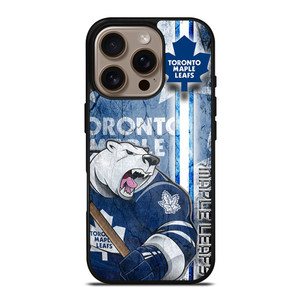 TORONTO MAPLE LEAFS LOGO BEAR MASCOT iPhone 16 Pro Case Cover