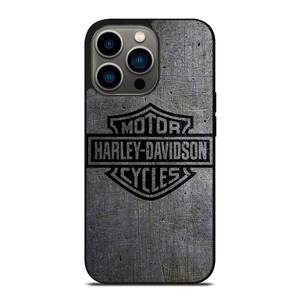 HARLEY DAVIDSON MOTORCYCLES COMPANY LOGO METAL iPhone 13 Pro Case Cover