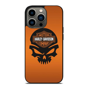 HARLEY DAVIDSON MOTORCYCLES COMPANY LOGO SKULL iPhone 13 Pro Case Cover