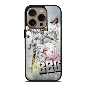 TRIO BBC REAL MADRID iPhone 16 Pro Case Cover TRIO BBC REAL MADRID iPhone 16 Pro Case Cover