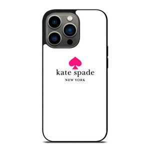 KATE SPADE NEW YORK LOGO PINK ICON iPhone 13 Pro Case Cover
