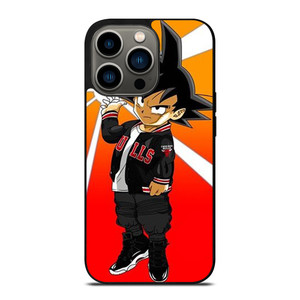 KIDS GOKU CHICAGO BULLS NBA iPhone 13 Pro Case Cover