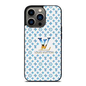 LOUIS VUITTON LV BLUE PATERN ICON LOGO iPhone 13 Pro Case Cover