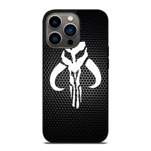 MANDALORIAN METAL CARBON LOGO iPhone 13 Pro Case Cover