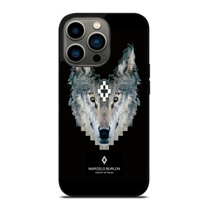 MARCELO BURLON WOLF LOGO iPhone 13 Pro Case Cover