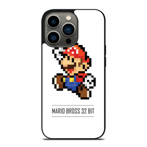 MARIO BROSS PIXEL 32 BIT iPhone 13 Pro Case Cover