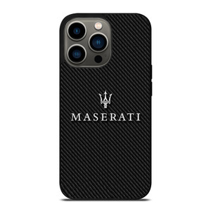 MASERATI LOGO CARBON iPhone 13 Pro Case Cover