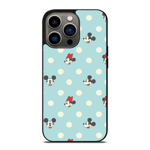 MICKEY AND MINNIE MOUSE DISNEY POLKADOTS iPhone 13 Pro Case Cover