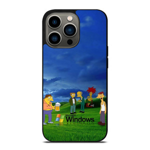 MICROSOFT WINDOWS THE SIMPSONS iPhone 13 Pro Case Cover