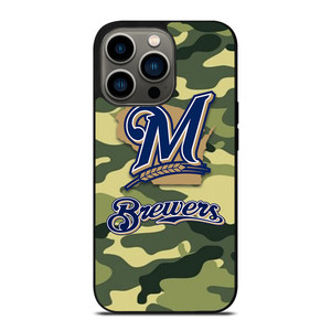 MILWAUKEE BREWERS CAMO LOGO iPhone 13 Pro Case Cover