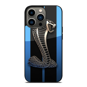 MUSTANG FORD SHELBY COBRA BLUE iPhone 13 Pro Case Cover