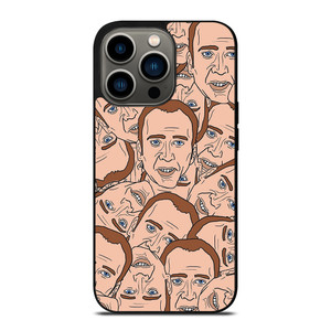 NICOLAS CAGE COLLAGE iPhone 13 Pro Case Cover