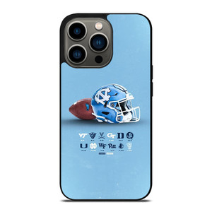 NORTH CAROLINA TAR HEELS LOGO BASKETBALL UNIVERSITY HELMET iPhone 13 Pro Case Cover