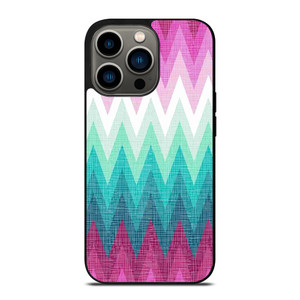 OMBRE PASTEL CHEVRON iPhone 13 Pro Case Cover