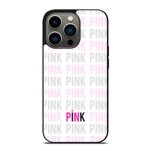 PINK VICTORIA'S SECRET LOGO iPhone 13 Pro Case Cover