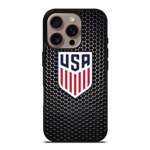 USA SOCCER LOGO CARBON iPhone 16 Pro Case Cover USA SOCCER LOGO CARBON iPhone 16 Pro Case Cover