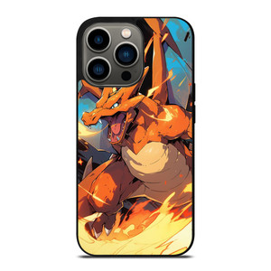 POKEMON CHARIZAR POCKET MONSTERS ART iPhone 13 Pro Case Cover