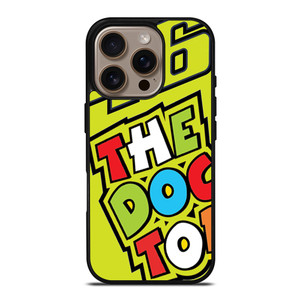 VALENTINO ROSSI VR46 THE DOCTOR iPhone 16 Pro Case Cover VALENTINO ROSSI VR46 THE DOCTOR iPhone 16 Pro Case Cover