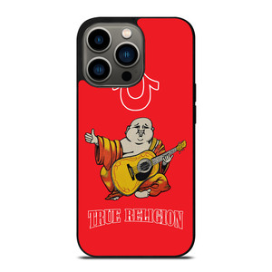 RED BIG BUDDHA TRUE RELIGION iPhone 13 Pro Case Cover