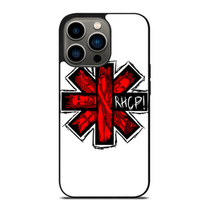 RED HOT CHILI PEPPERS LOGO WHITE iPhone 13 Pro Case Cover