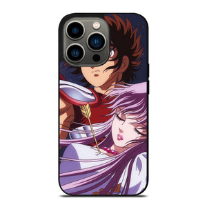 SAINT SEIYA PEGASUSAND PRINCESS ATHENA iPhone 13 Pro Case Cover