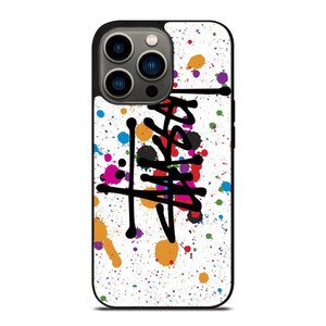 STUSSY ART LOGO iPhone 13 Pro Case Cover