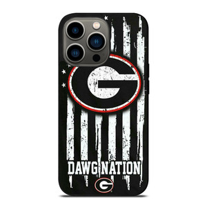 UNIVERSITY GEORGIA BULLDOGS FLAG iPhone 13 Pro Case Cover